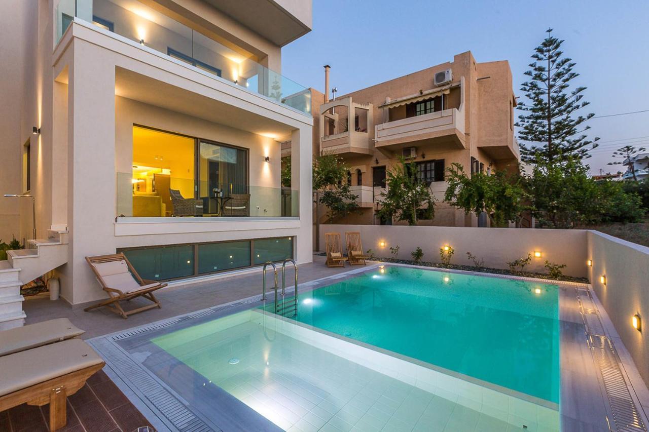 Villa Amelia I Free 9 Seater Mini Van & Pool Калатас Экстерьер фото